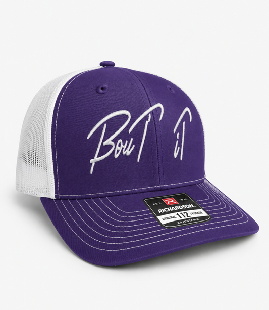 Purple/white bout it
