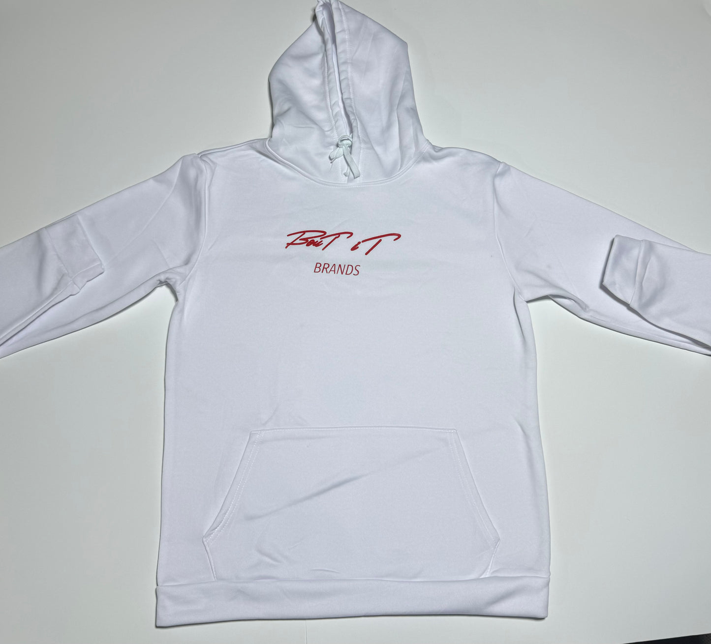 White and red Hoodie
